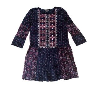 Anthropologie Vanessa Virginia Boho Beaded Dress